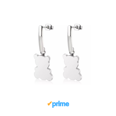 <h3>Pendientes 925 Plata de Ley</h3>  <b>Osito</b> - Tuoutlet24h